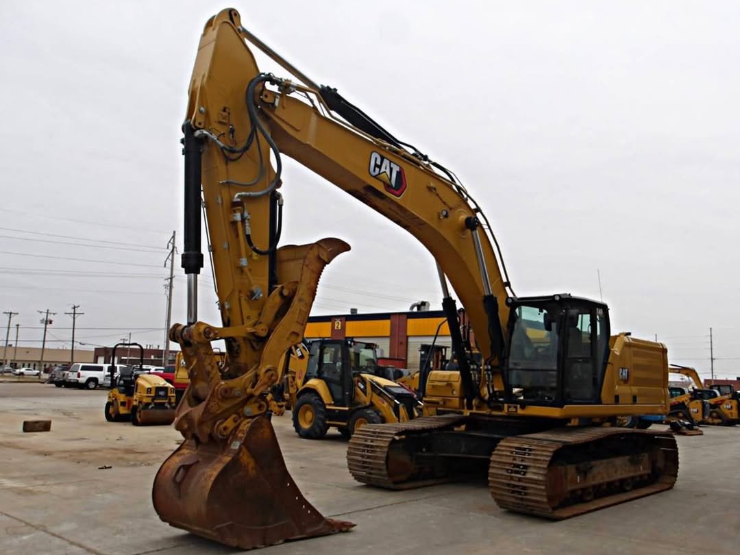 Photo by CAT Heavy Equipment on December 15, 2025. May be an image of scraper and text that says 'CAT'.