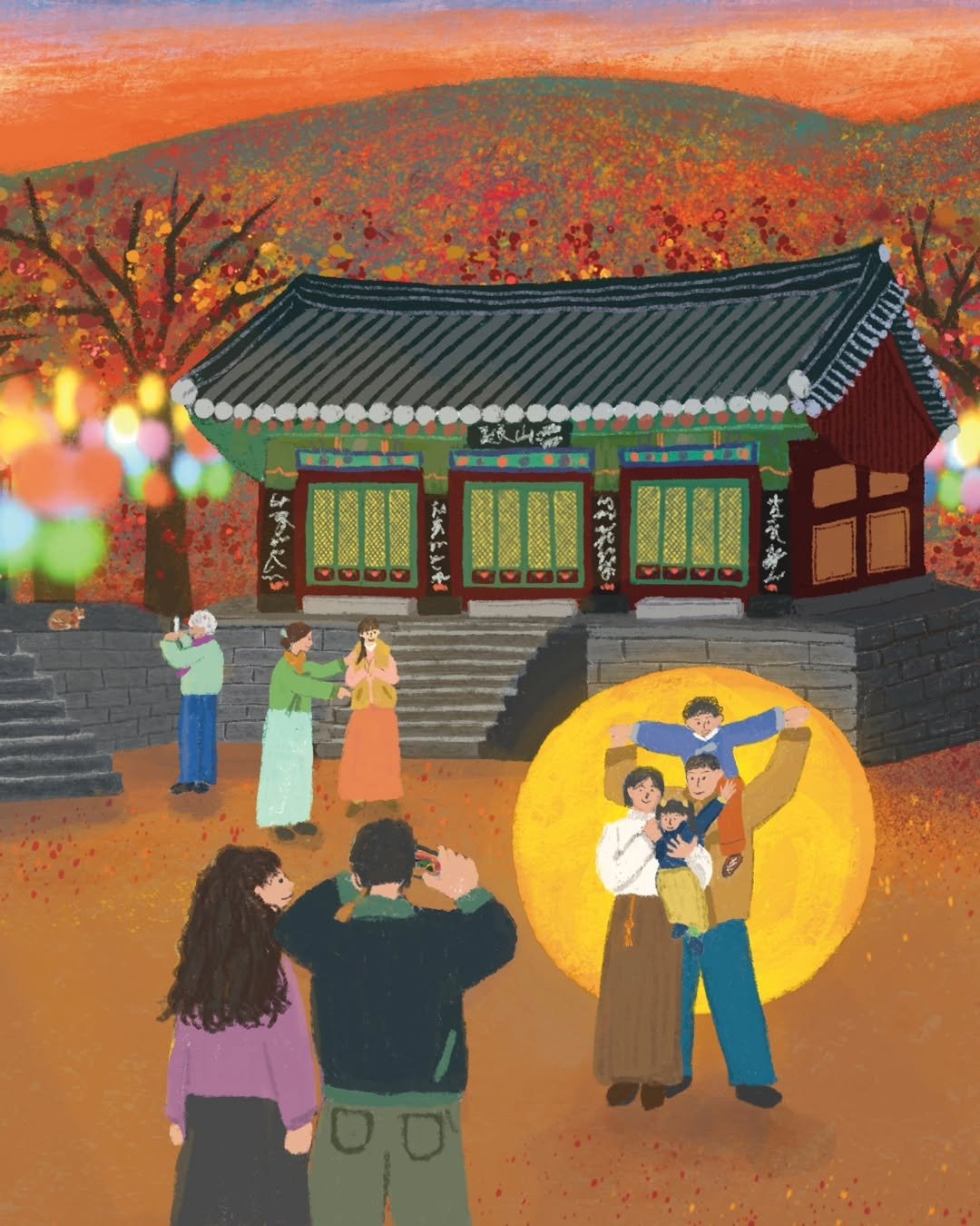 Photo by 국가유산 유유자적 on November 27, 2025. May be an illustration of one or more people, Fushimi Inari Taisha and text.