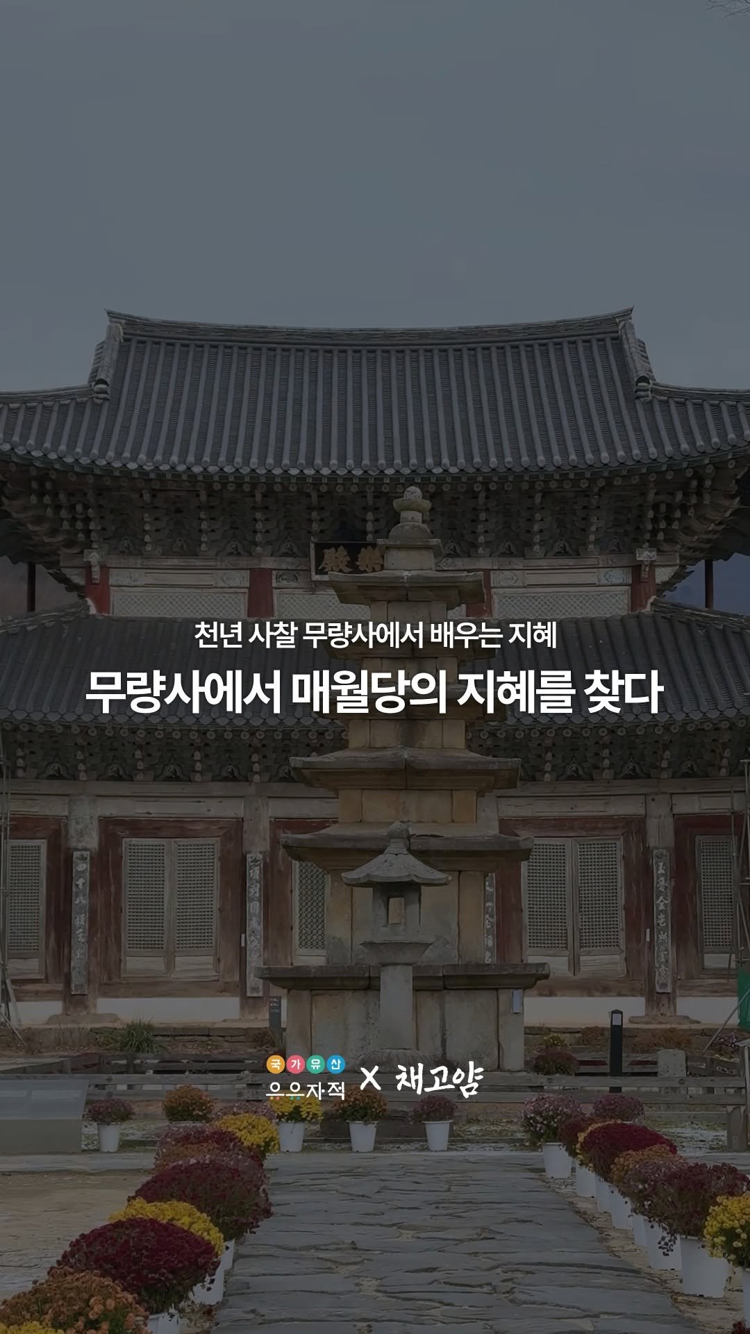 uujj_cha 게시물 이미지: #광고 국가유산 유유자적 체험 프로그램 지원으로 제작된 영상입니다.

‘무량사’에서...