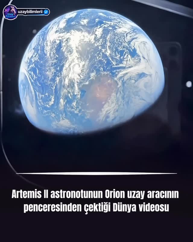 uzaybilimlerii 게시물 이미지: Artemis II astronotunun Orion uzay aracının...