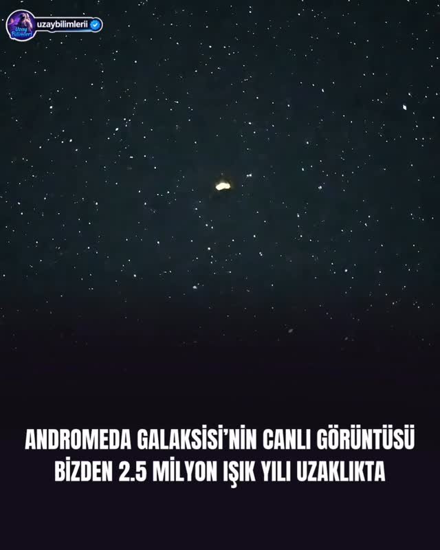 uzaybilimlerii 게시물 이미지: M31 olarak da bilinen Andromeda Galaksisi,...