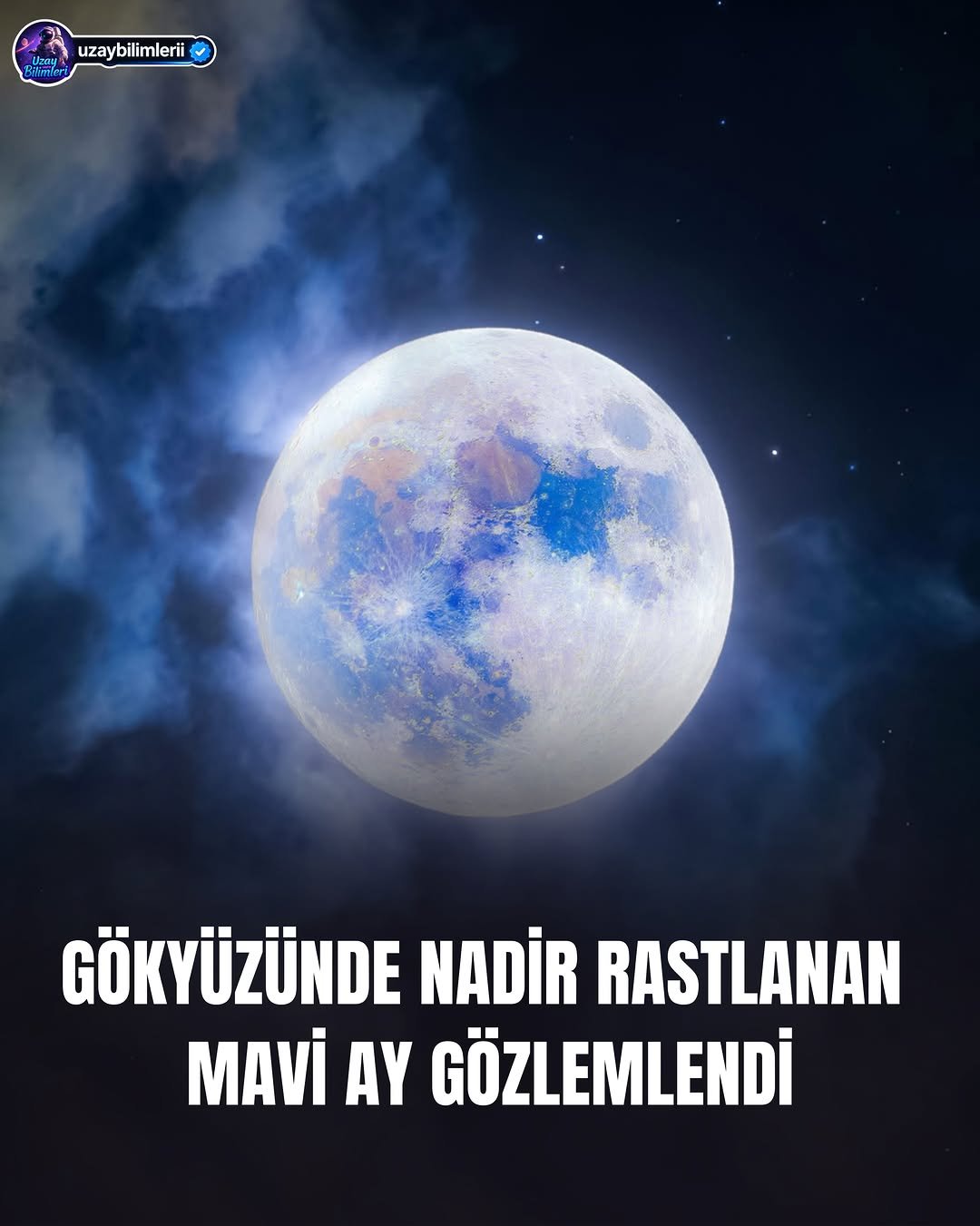 uzaybilimlerii 게시물 이미지: 🌕 Mavi Ay gökyüzünde görüntülendi.

Adına...