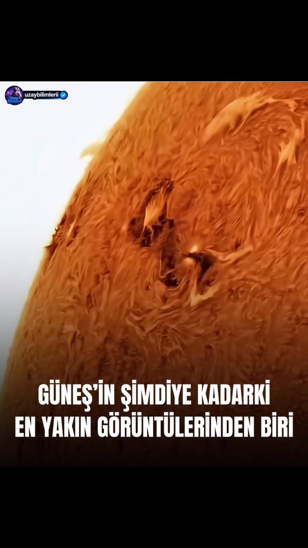 uzaybilimlerii 게시물 이미지: Güneş, yaklaşık 1,4 milyon kilometre çapıyla...