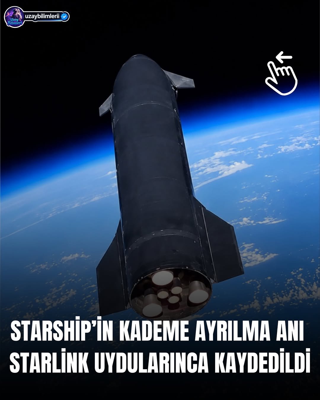 uzaybilimlerii 게시물 이미지: SpaceX’in Starship roketi, uçuşun en kritik...