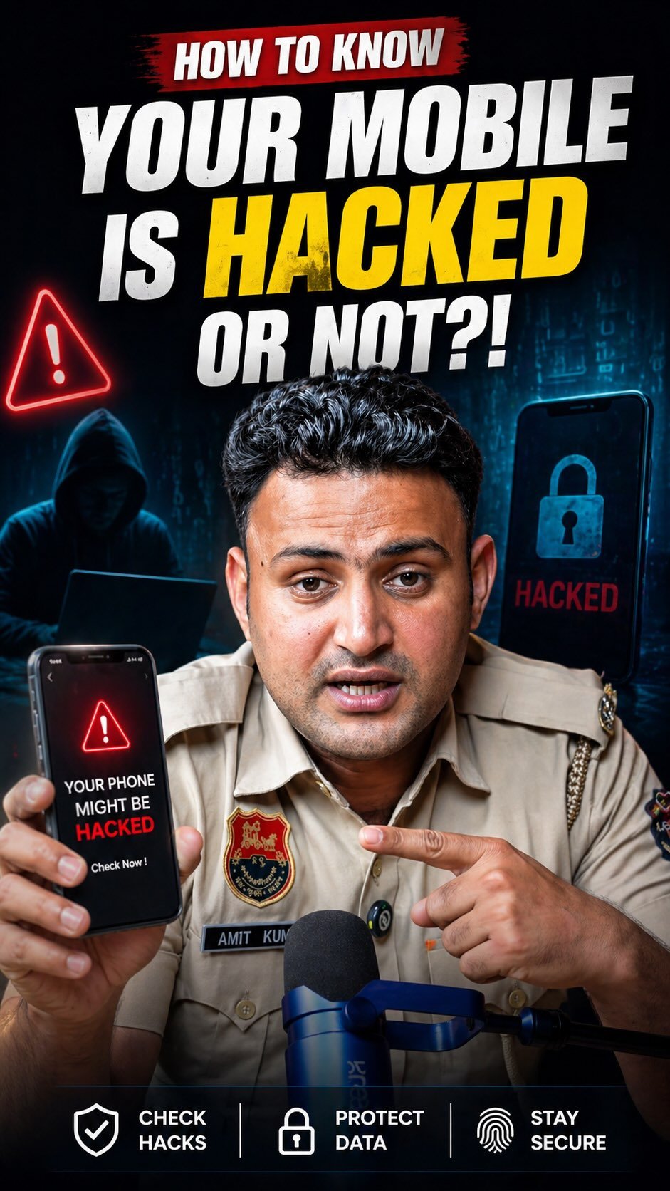 vardiwala0007 게시물 이미지: How to know your mobile is hacked or not?...