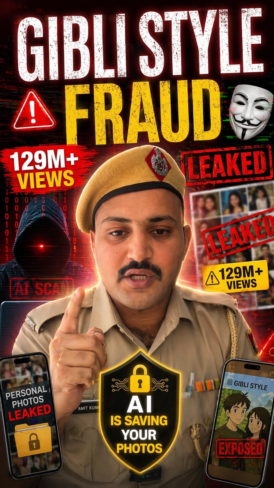 vardiwala0007 게시물 이미지: GIBLI STYLE FRAUD .. BE ALERT CHAT GPT CAN...