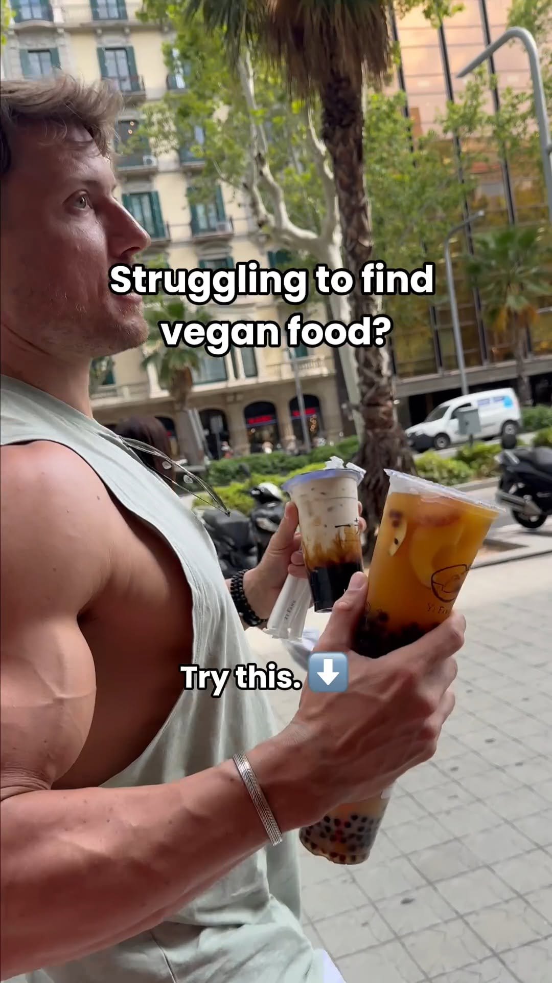 veganbowls 게시물 이미지: Struggling to find vegan food? Try this. 🌱😅 Or...