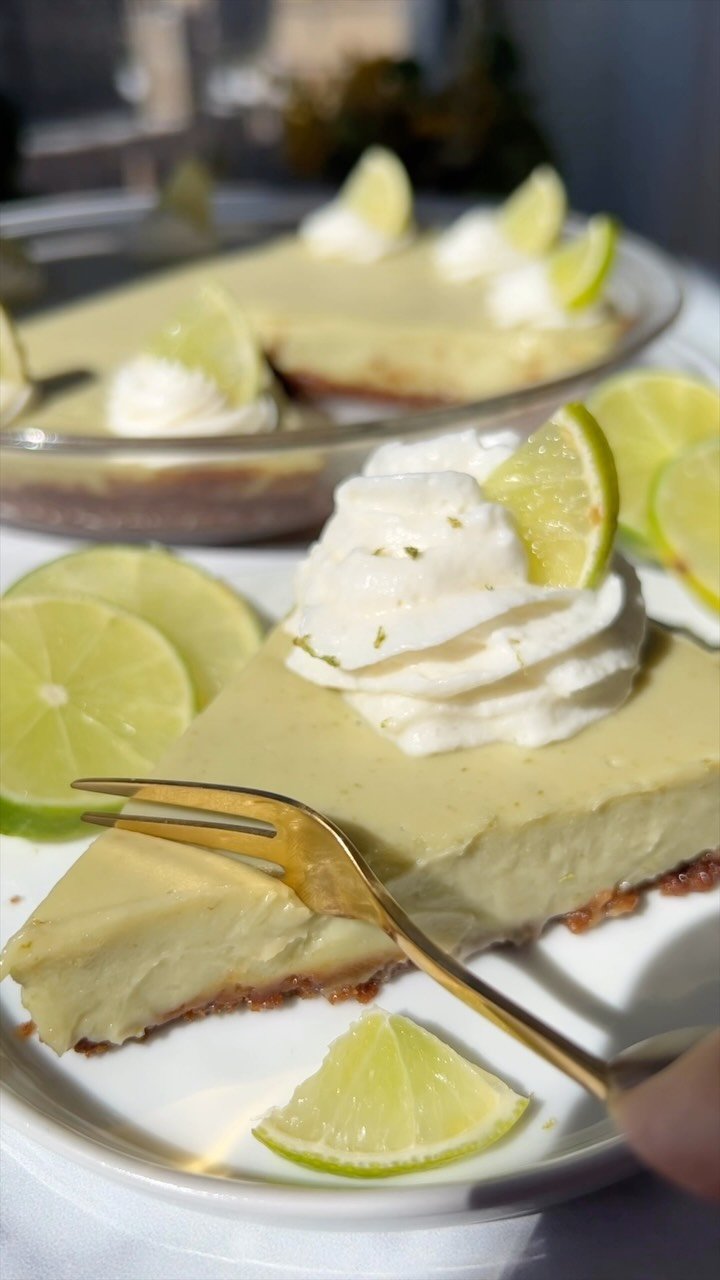 veggieworldrecipes 게시물 이미지: Key Lime Pie✨🍋‍🟩

Key lime pie is a perfect...