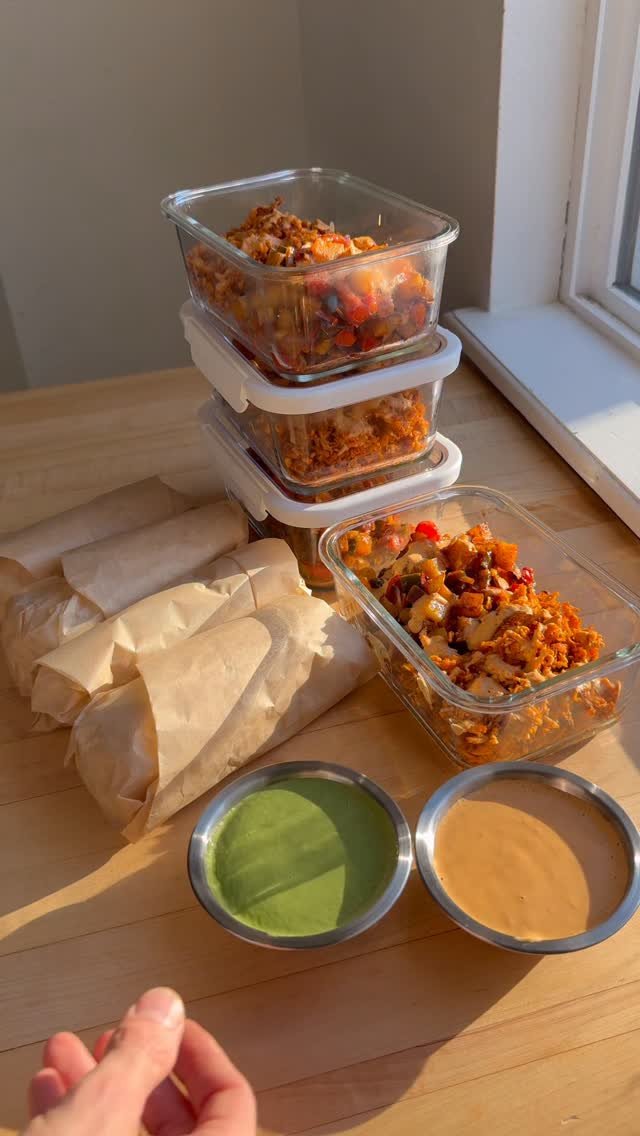 vegscratchkitchen 게시물 이미지: comment “MEAL PREP” to have these recipes sent...