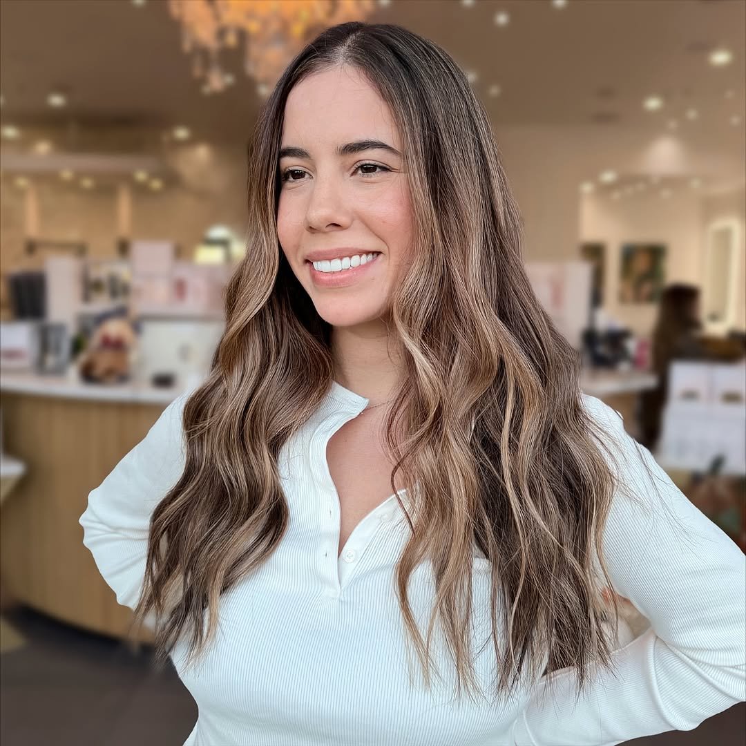 Photo shared by Veronica Janolo | Orlando Extension Artist 🖤 on November 02, 2025 tagging @ocaripatino, @privesalon_orlando, @hairextensionmasters, @beepisciotta, and @prolonged.hair. May be an image of one or more people, braids, blonde hair, makeup, top and text.