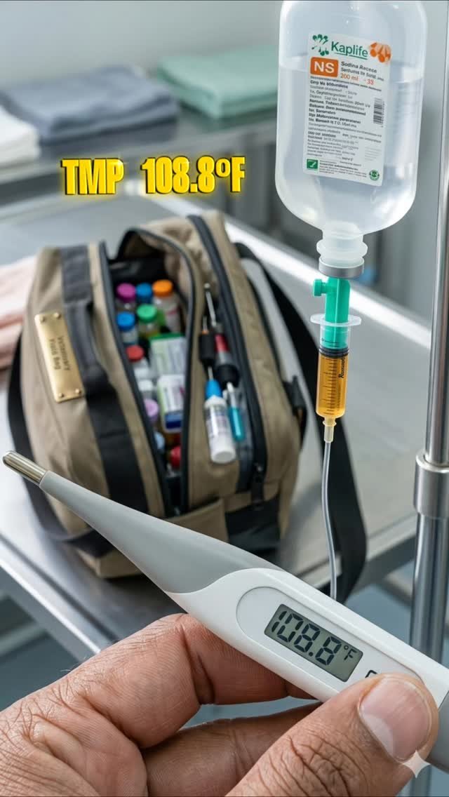 vetguru_01 게시물 이미지: Tmp 108.8⁰F Treatment #doctor #edit...