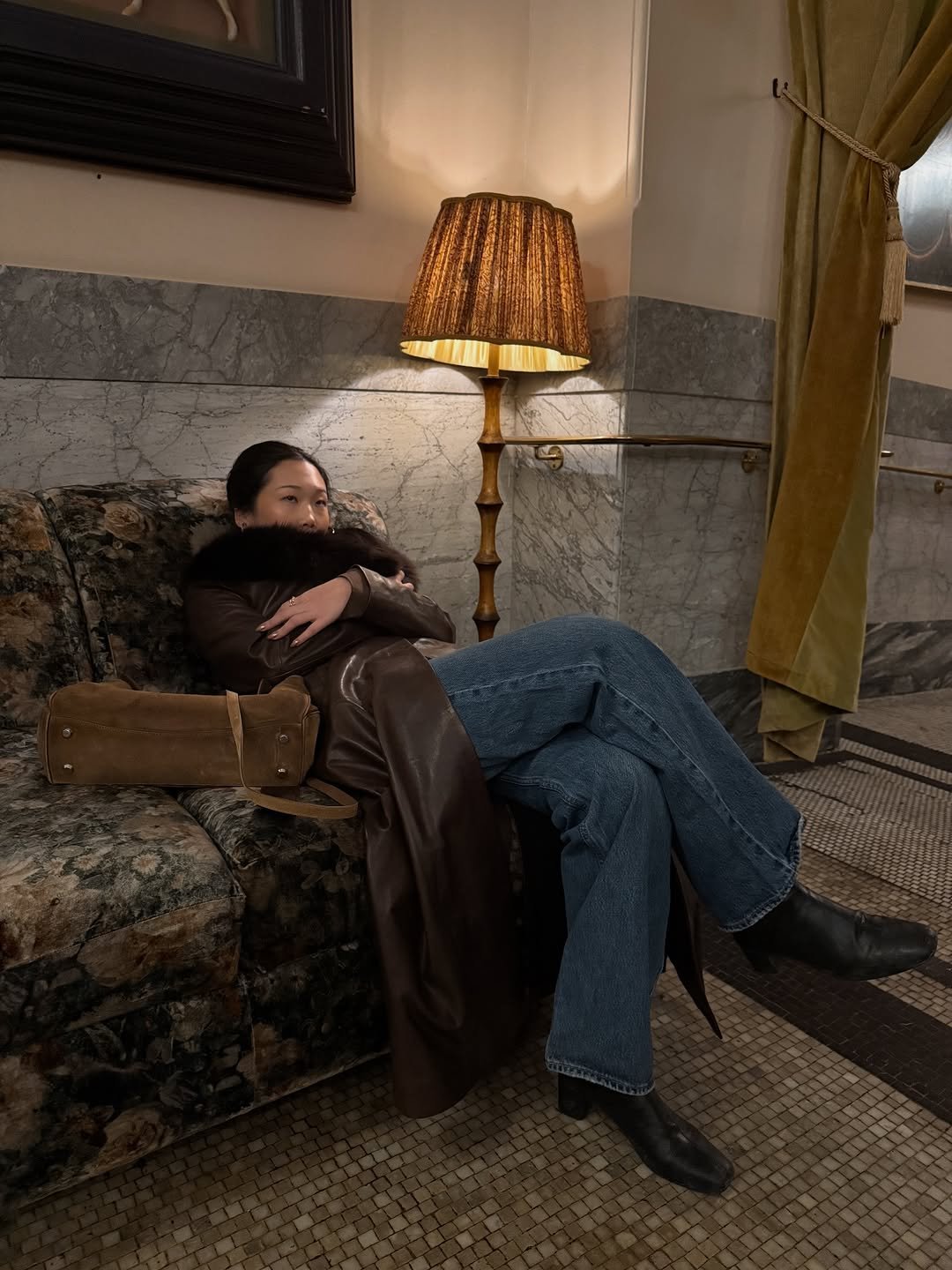 Photo by VIA LI on February 12, 2026. May be an image of one or more people, people smoking, cigarette, chaise lounge and text.