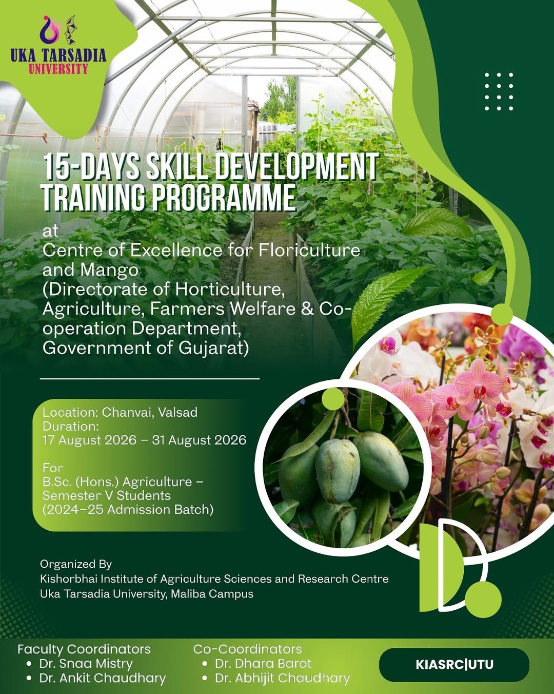vibrant_orchard09 게시물 이미지: 🌱 Skill Development Training Programme | B.Sc....