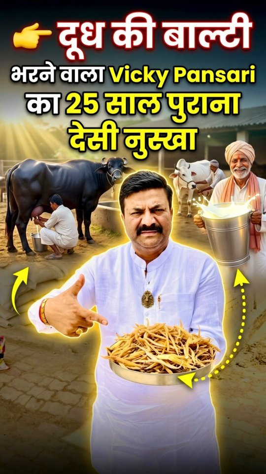 vickypansarivlogs 게시물 이미지: दूध की बाल्टी भरने वाला Vicky Pansari का 25...