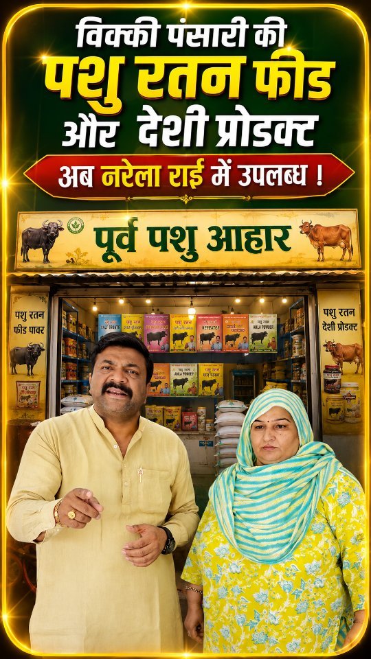 vickypansarivlogs 게시물 이미지: विक्की पंसारी की पशु रतन फ़ीड और देशी Products...