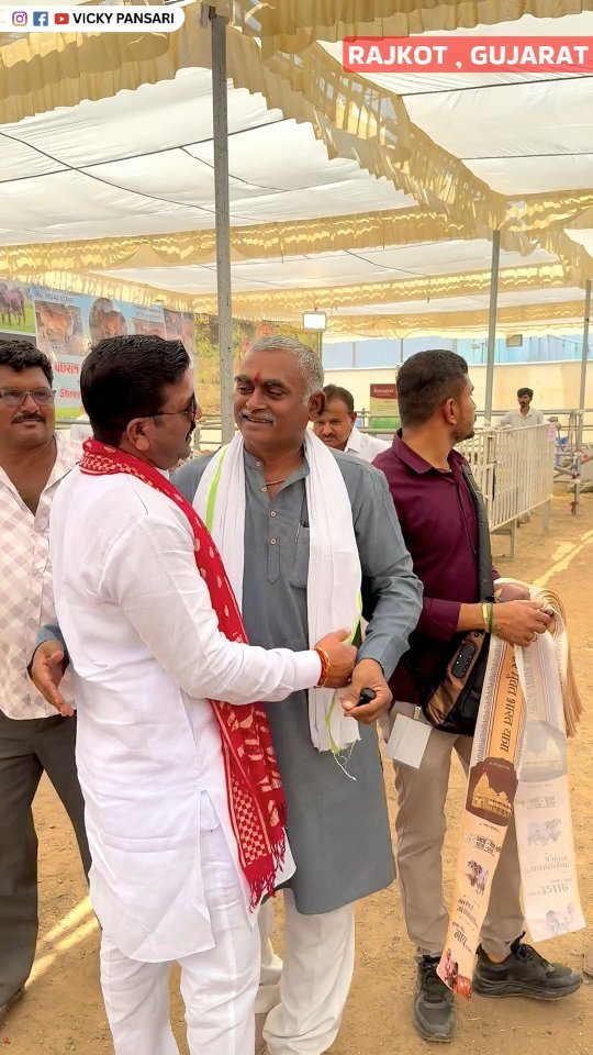 vickypansarivlogs 게시물 이미지: राजकोट गुजरात के Indian Cattle Show की कुछ...