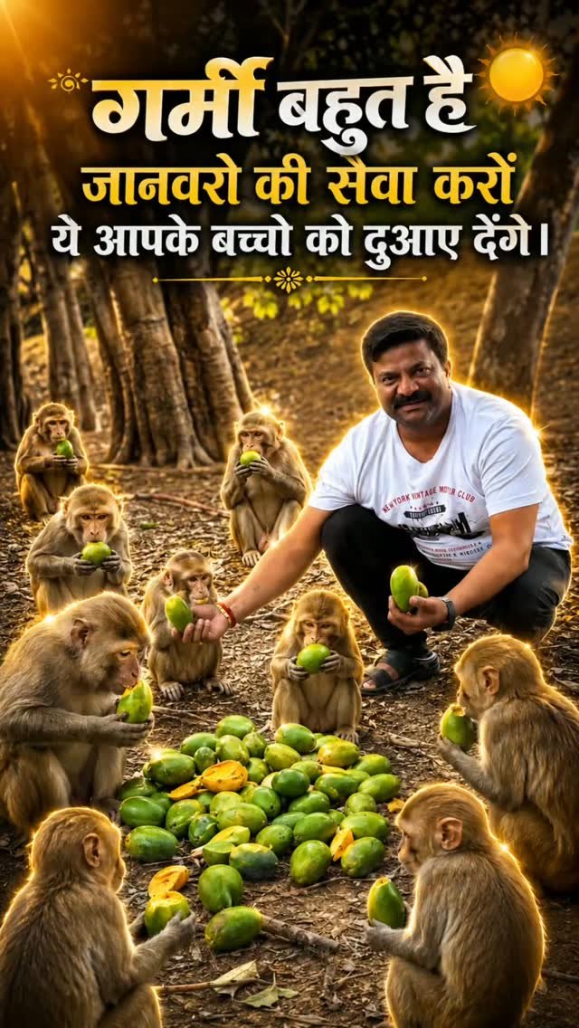 vickypansarivlogs 게시물 이미지: गर्मी बहुत है🥵 जानवरों की सेवा करो🙏 ये आपके...