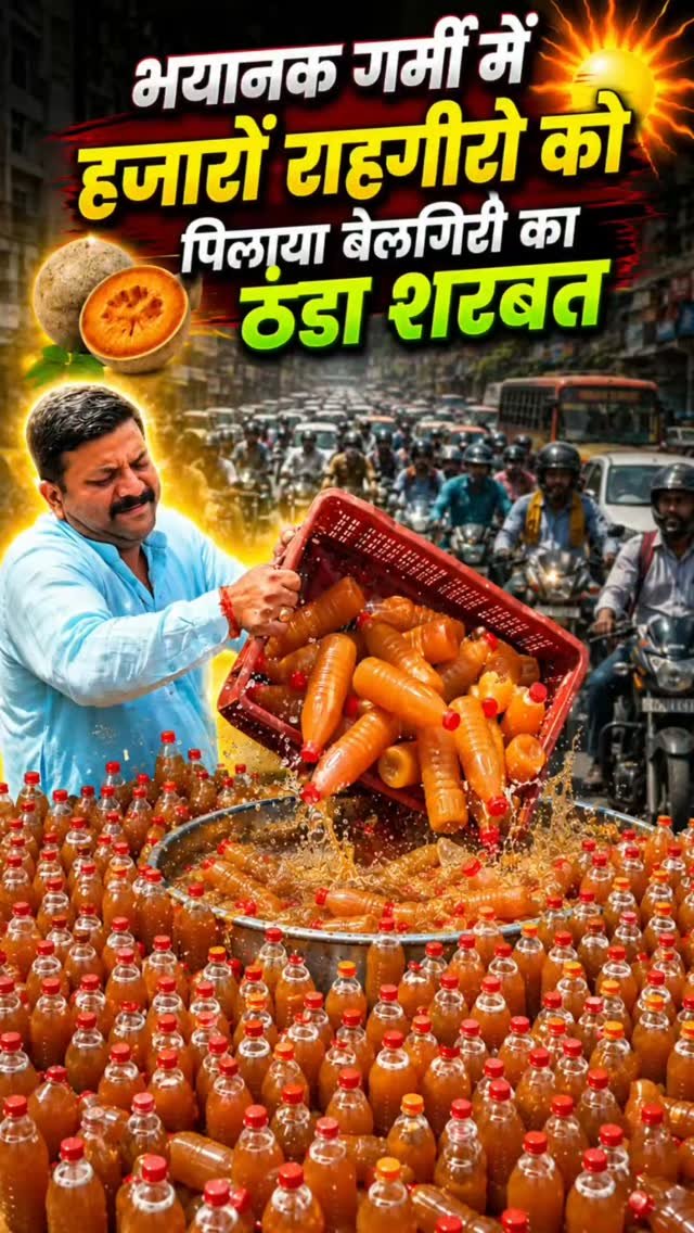 vickypansarivlogs 게시물 이미지: भयानक गर्मी में हजारों राहगीरो को पिलाया...