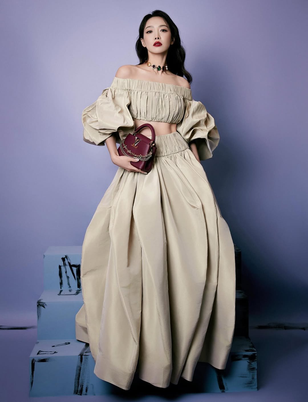 Photo by Victoria Song宋茜 on October 25, 2025. May be an image of gown, dress and text.