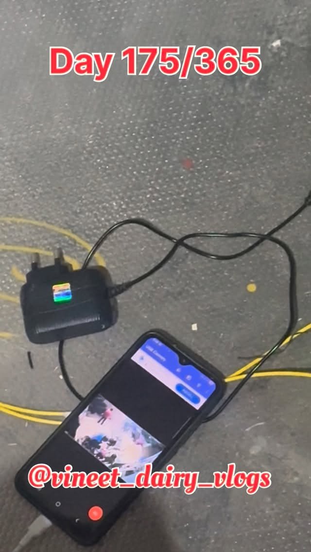 vineet_dairy_vlogs 게시물 이미지: Day 175 camera installation 
#camera...