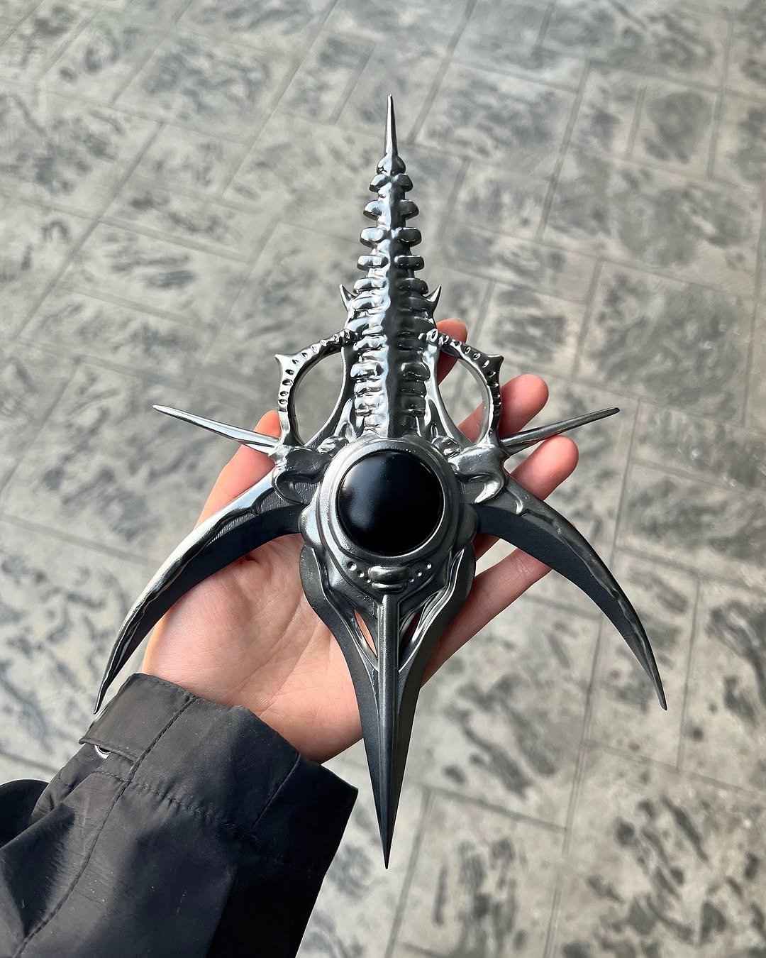 Photo by 박은빈 Park Eunbin on November 18, 2025. May be an image of dagger, hairpin, sword, skull and text.