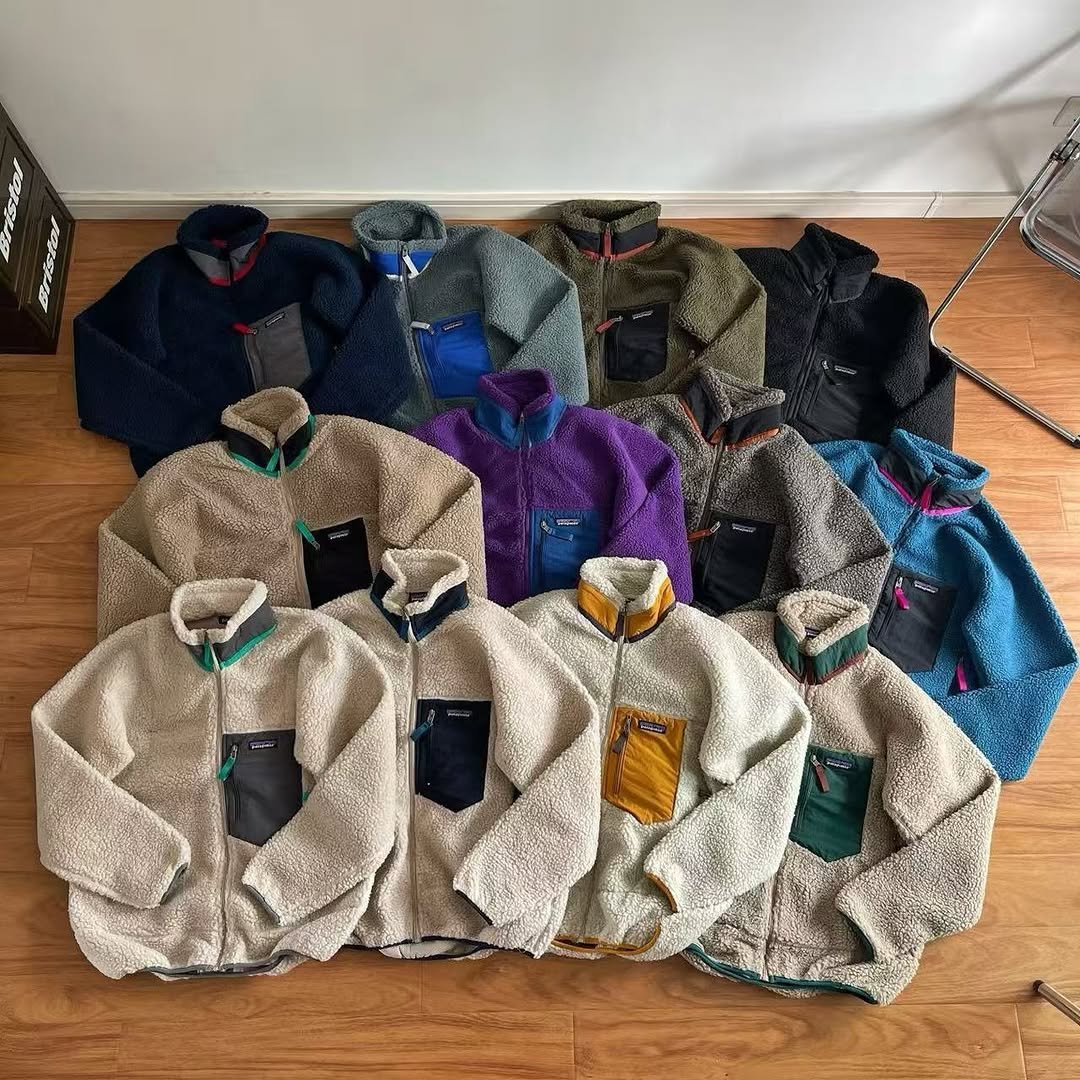 Photo by vintage_company._ on December 01, 2025. May be an image of sherpa coat, duffle coat, parka, wool, jacket, fleece, sweater and text.