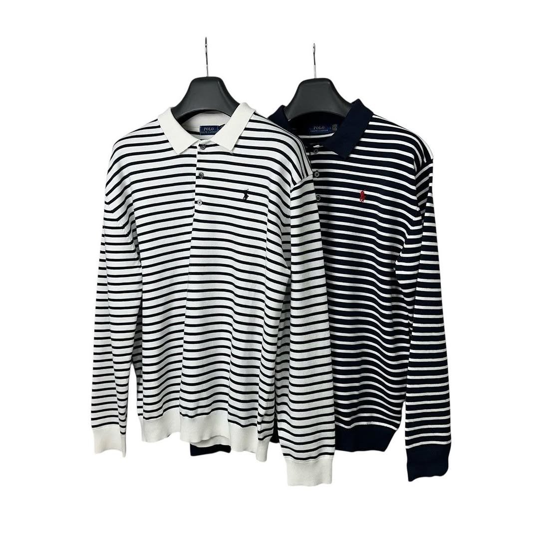 Photo by vintage_company._ on December 04, 2025. May be an image of stripes, fleece, top, sweatshirt and text.