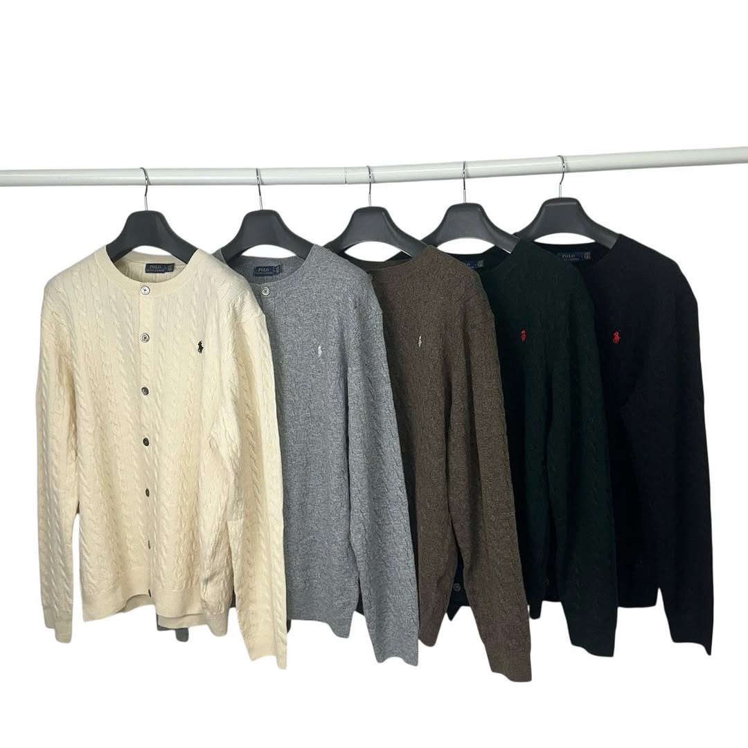 Photo by vintage_company._ on December 04, 2025. May be an image of overcoat, sweater, fleece, cardigan, turtleneck and text.