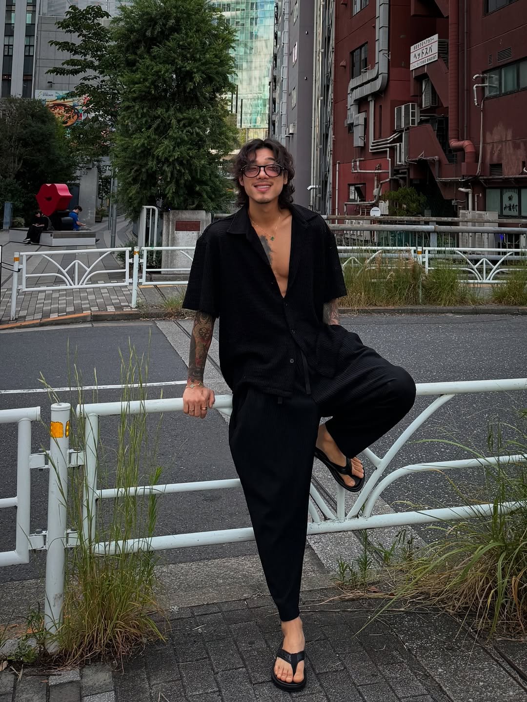 Photo shared by 비 르 on July 27, 2025 tagging @virstyle.kr. May be an image of 1 person and street.