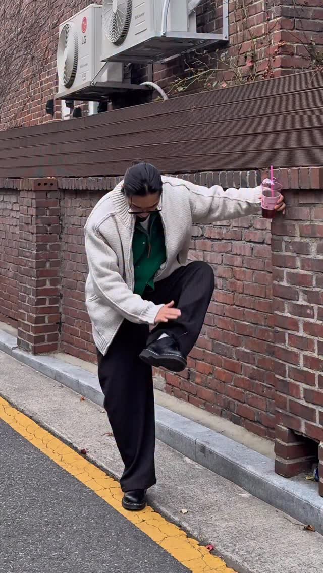 virbro__ 게시물 이미지: 니트 패딩 코디🚶🏻