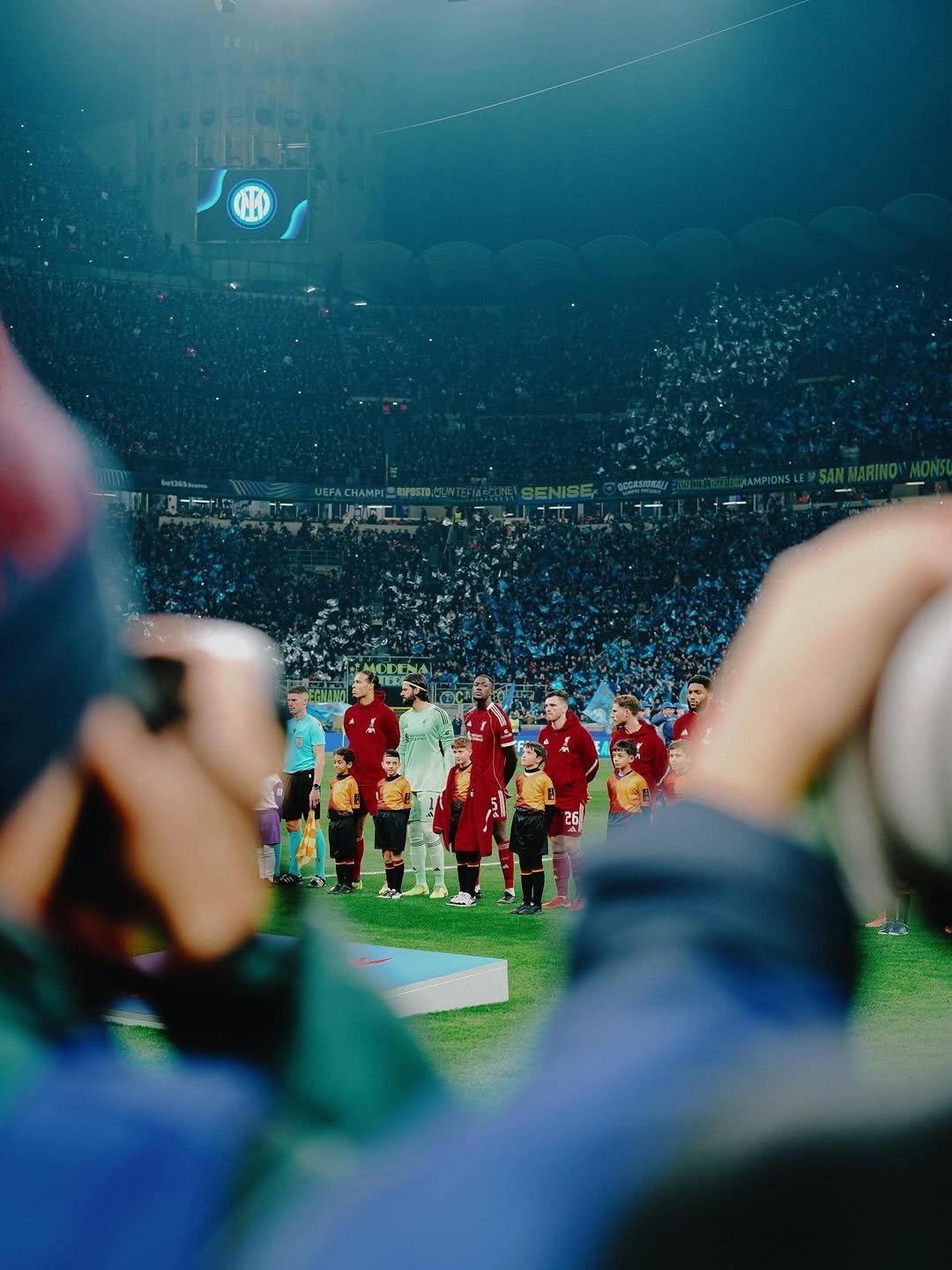 Photo by Virgil on December 10, 2025. May be an image of football, soccer, crowd, stadium and text.