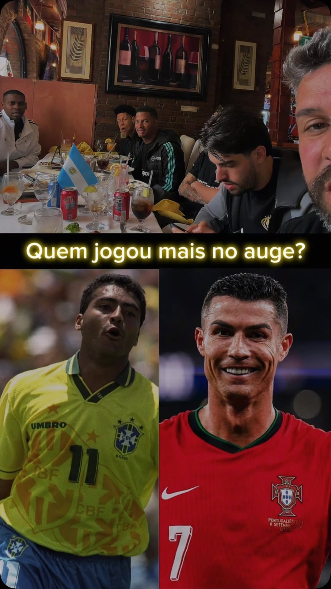 vitinmartiins_ 게시물 이미지: Romário x CR7 ?
#futebol #riodejaneiro #rj...