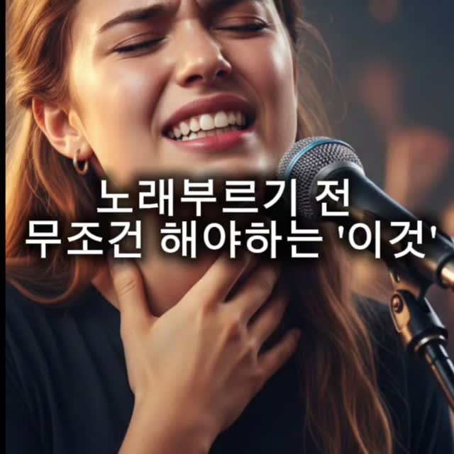 vocal_physio 게시물 이미지: 🚨 노래하기 전에 무조건 해야하는 '이것' 
#노래부르기전무조건...