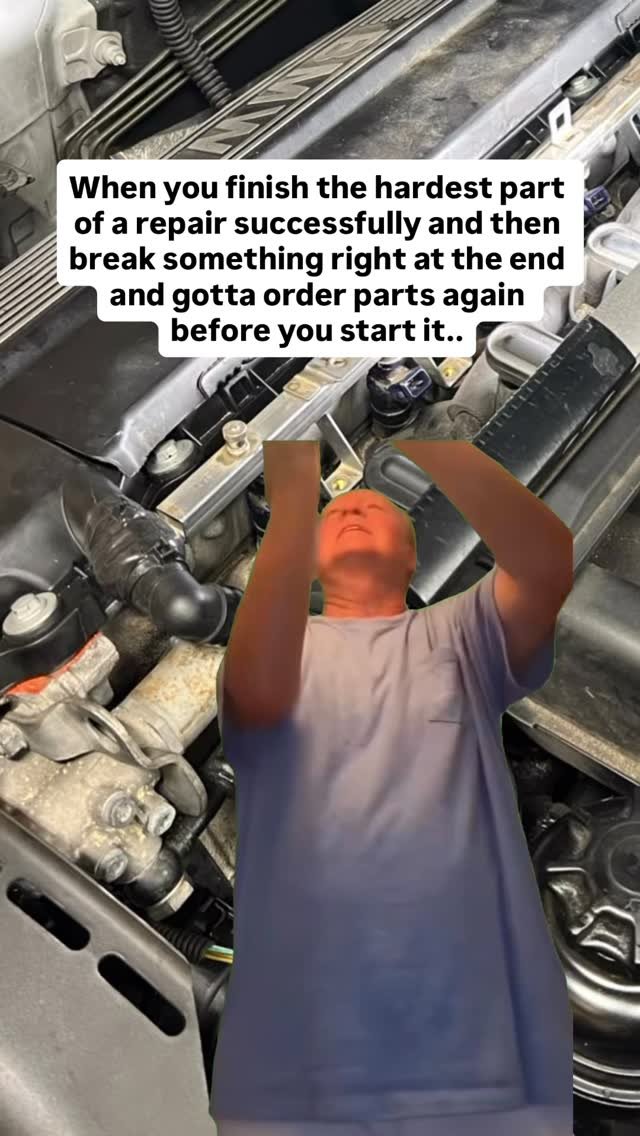 voidrvnner 게시물 이미지: Breaking the CCV line after a valve cover,...