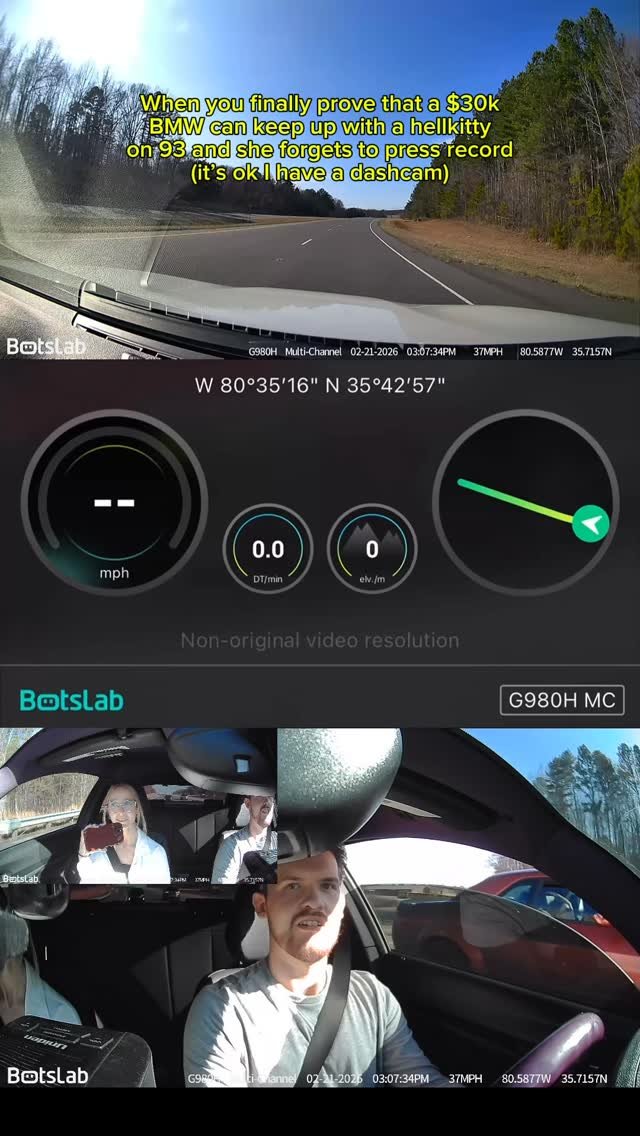 voidrvnner 게시물 이미지: YOU HAD ONE JOB 🥲 #bmw #hellcat #racing