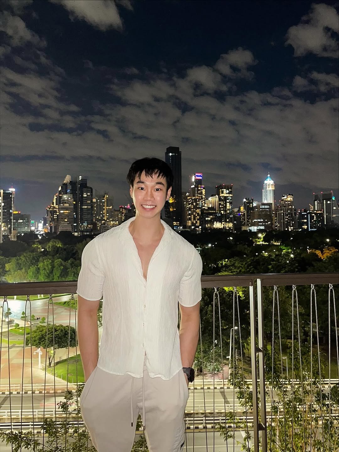 Photo shared by Walter Soh on October 20, 2025 tagging @babyhulk2.0. May be an image of Victoria Peak, skyscraper and text.