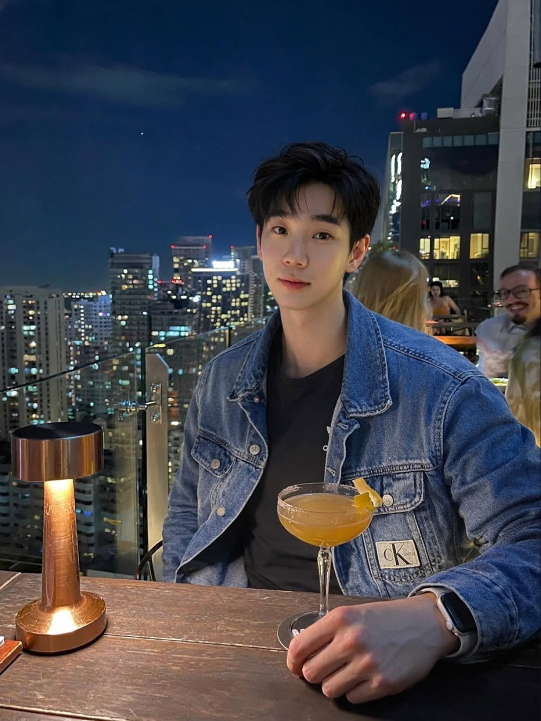 Photo by Walter Soh in Bangkok, Thailand. May be an image of alcohol, Victoria Peak, night and text.