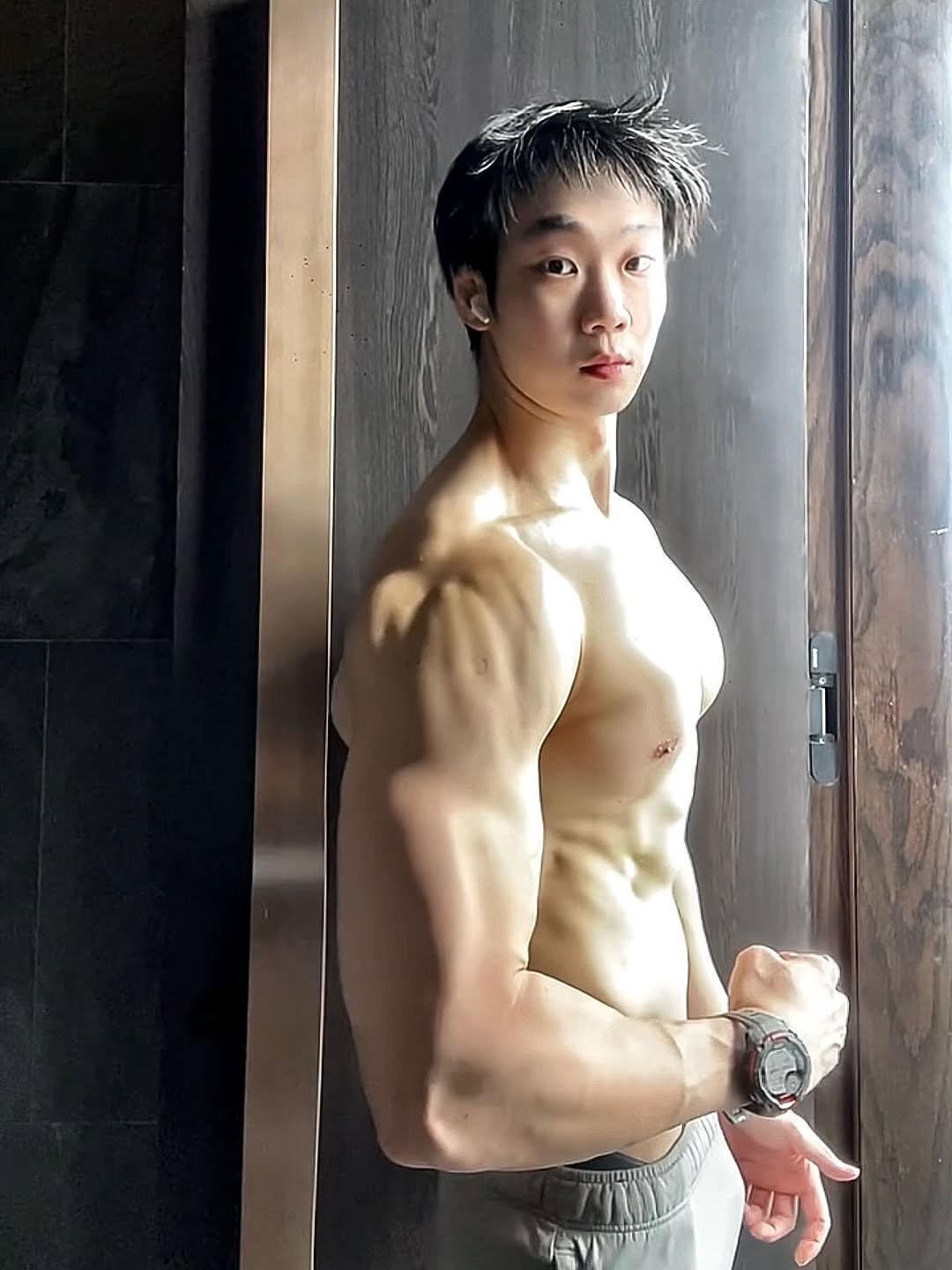 Photo by Walter Soh on August 08, 2025. May be an image of 1 person, biceps, body building and text.