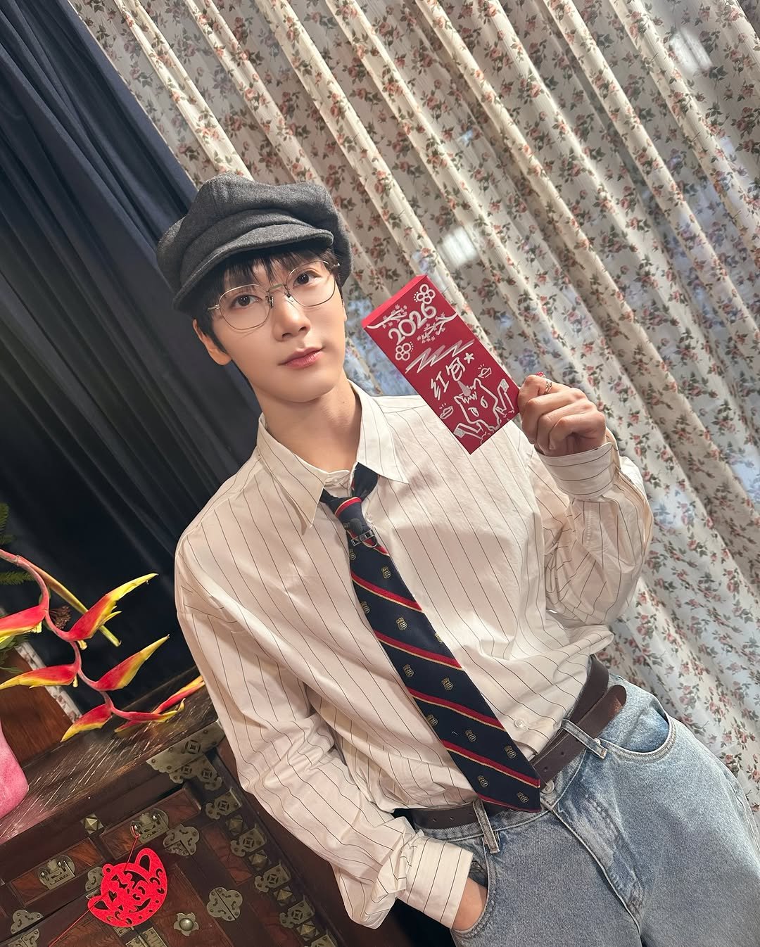 Photo by WayV on February 17, 2026. May be an image of bolo tie and text.