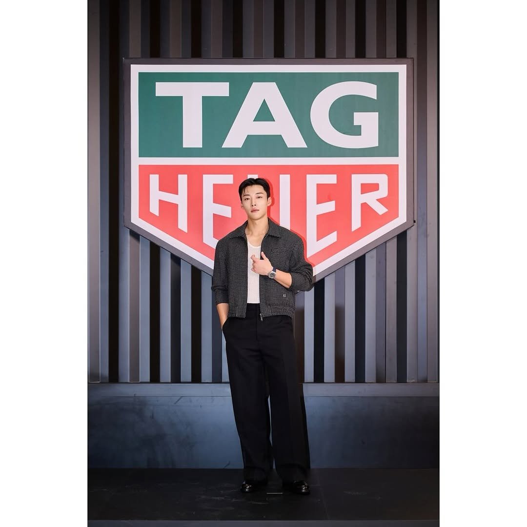 Photo shared by 우도환 on March 22, 2025 tagging @tagheuer.