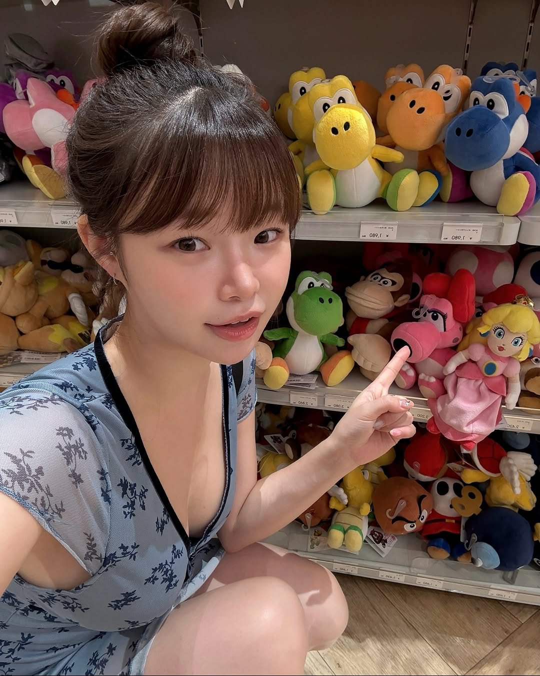Photo by 위히 on August 31, 2025. May be an image of 1 person, toy and text.