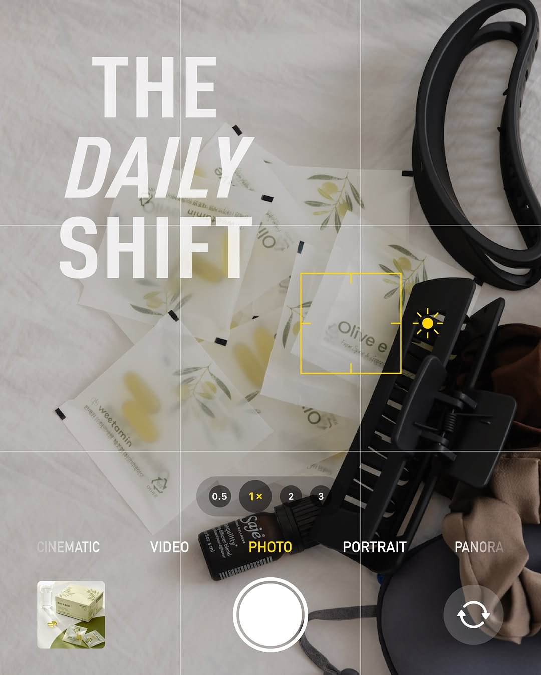 weetamin 게시물 이미지: For your daily wellness 🫒📸

올리브 루틴으로 가볍게 시작하는...