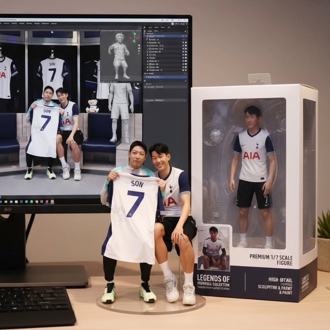 Photo by 최대학 on September 13, 2025. May be an image of 8 people, people playing football, people playing soccer, screen, sports equipment, sportswear and text that says 'SIN 7 SON ·· ”·界.- AIA SON 7 PREMIUM 1/7SCALE PREMIUM1/7SCALE 1/7 FIGURE LEGENDSOF OF HOHEA COLEETIN HIGH DTAIL SCBLLPITRE&PARI SCSILPITRE&PAINT PAIMT &PAINT'.