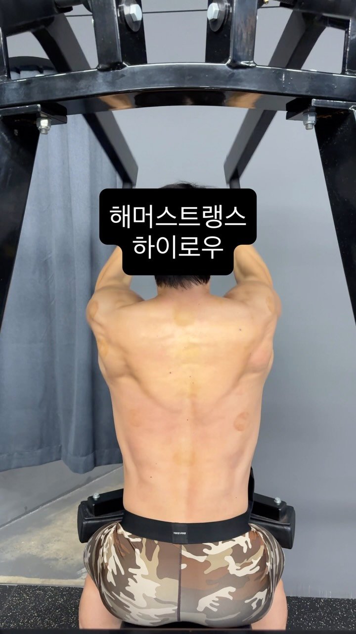 welldone_kim 게시물 이미지: 해머스트랭스 하이로우
.
#등운동
#하이로우