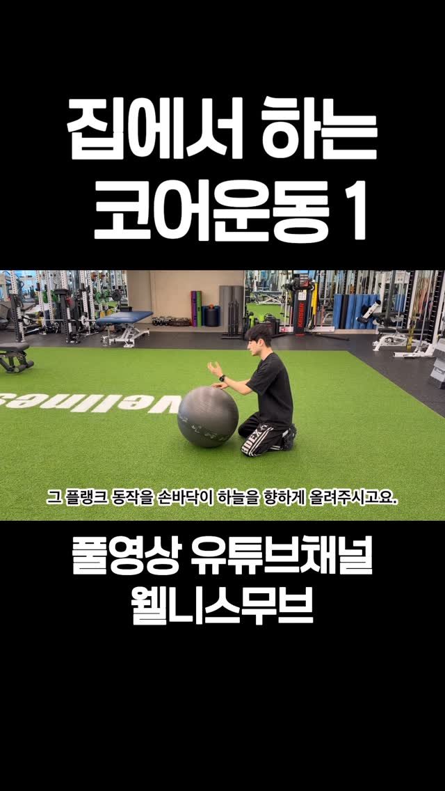 wellnessmove_ 게시물 이미지: 짐볼 코어운동 1

#웰니스무브트레이닝컨디셔닝전문센터...