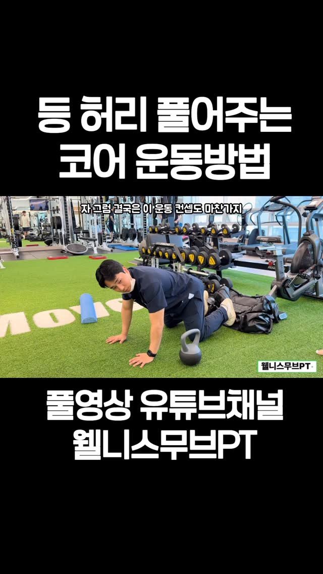 wellnessmove_ 게시물 이미지: 등허리 풀어주는 코어운동방법

풀영상 유튜브 채널 웰니스무브PT 에서 시청...