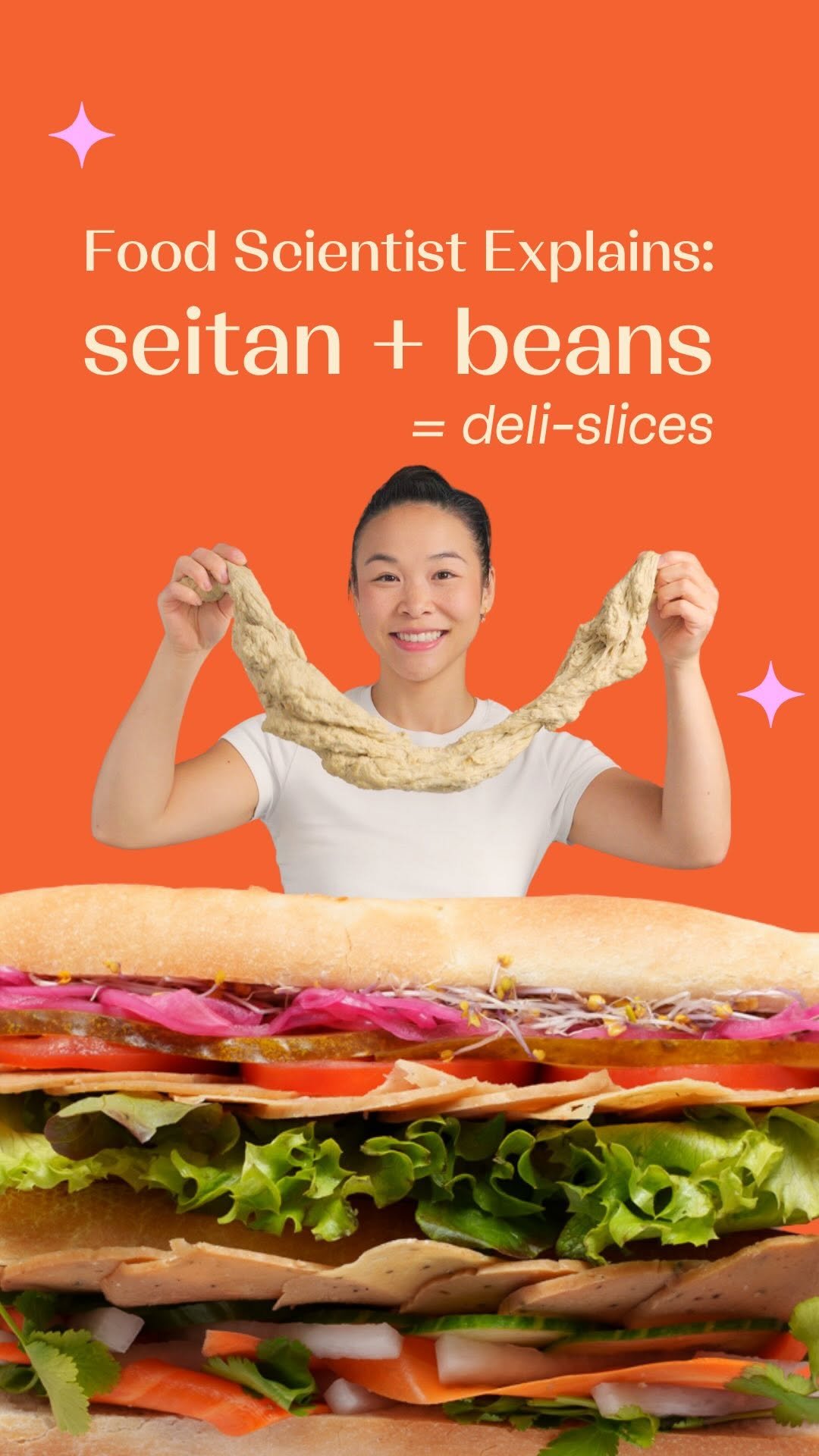 wendythefoodscientist 게시물 이미지: Seitan + beans = deli slices 

By...