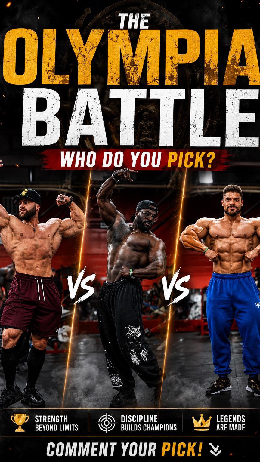 wesleyvissers 게시물 이미지: Mr.Olympia Countdown started.
Who do you...