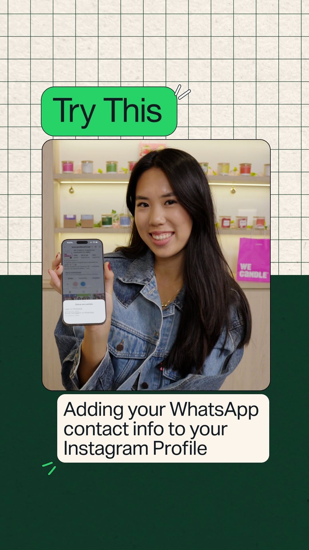whatsappforbusiness 게시물 이미지: Adding your WhatsApp Business contact...