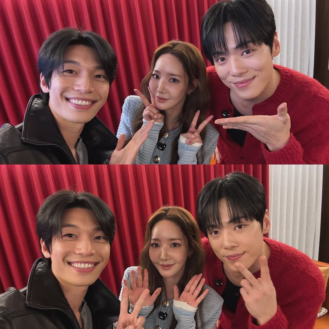 Photo shared by 위하준 Wi Ha Jun on March 18, 2026 tagging @rachel_mypark, and @jhkim0405. May be an image of one or more people, top and text.